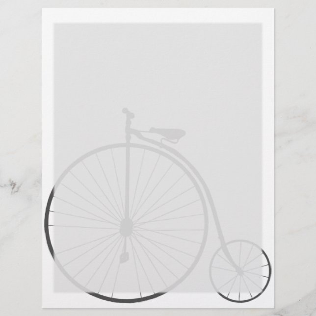 Papier Vélo vintage (Devant)