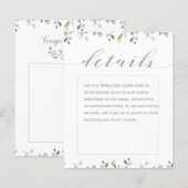 Papier Verdure Argent fantaisie Calligraphie Détails du M (Devant / Derrière)