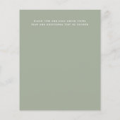 Papier Verdure Christening Invitations Baptême Bautizo Le (Dos)