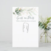 Papier Verdure Devine La Fête des mariées Robe Jeu (Debout devant)