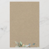 Papier Verdure Devine La Fête des mariées Robe Jeu (Dos)