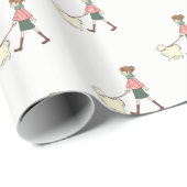 Papier verpakken Dog Walker (Rol Hoek)