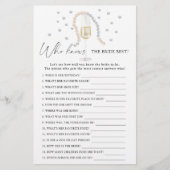 Papier Verre de Prosecco - Qui connaît la mariée meilleur (Devant)