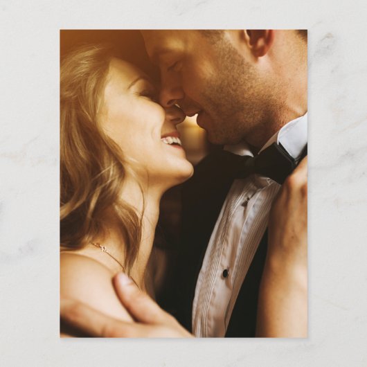 Papier Vert | Budget Pays Floral Wreath Mariage photo (Dos)