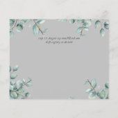 Papier Vert Eucalyptus Lilac Citron gris Mariage (Dos)