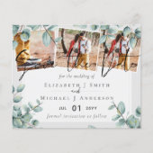 Papier Vert Eucalyptus Lilac Citron gris Mariage (Devant)
