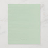 Papier Vert moderne Oh Boy Baby shower Invitation (Dos)