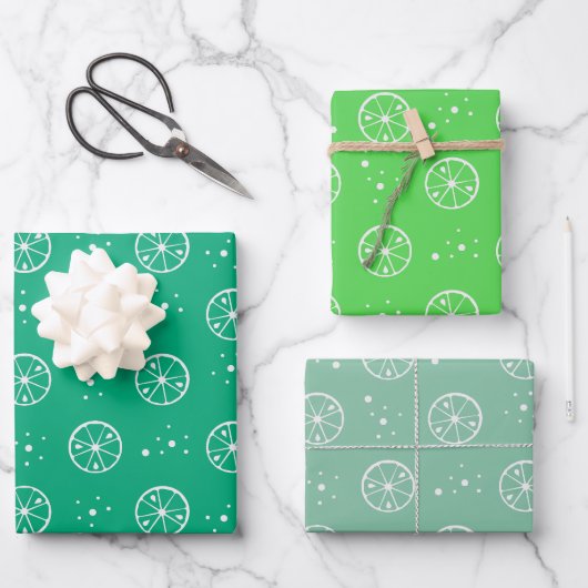 Papier vert Motif à base de crème blanche (Recto)
