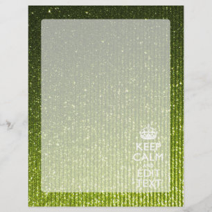 Papier Vert olive Conserver Le Calme Avoir Votre Texte