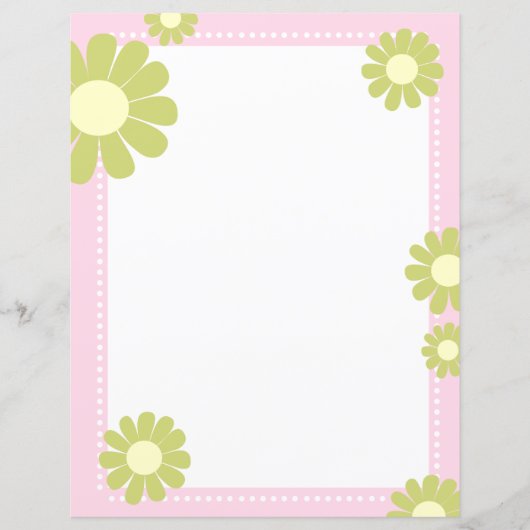 Papier Vert rose pâle (Devant)