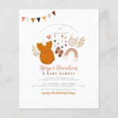 Papier Vêtements Bohème à petit prix & Baby Shower arc-en (Devant)