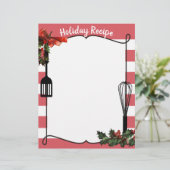 Papier Vêtements creux Recette de Noël en-tête (Debout devant)