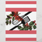 Papier Vêtements creux Recette de Noël en-tête (Dos)