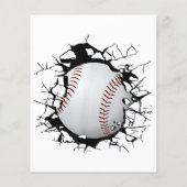 Papier Vêtements de baseball - Baseball (Dos)