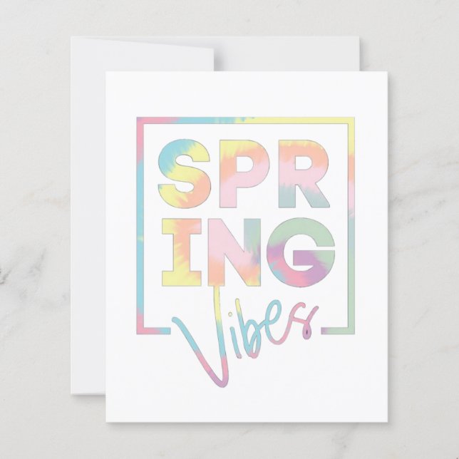 Papier Vibes de printemps Pastel Graphic (Devant)