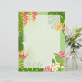 Papier Vide vert paradis tropical (Debout devant)