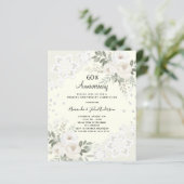 Papier Vidon diamant 60e anniversaire mariage invitation (Debout devant)