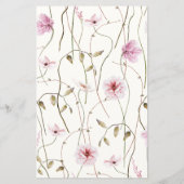 Papier Vie de papillons Floral Bridal Bingo (Dos)