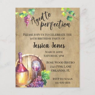 Papier Vieillir à la perfection Vin Amateur Budget d'Anni