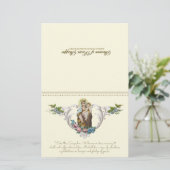 Papier Vierge catholique Marie Jésus Mont Carmel Religieu (Debout devant)