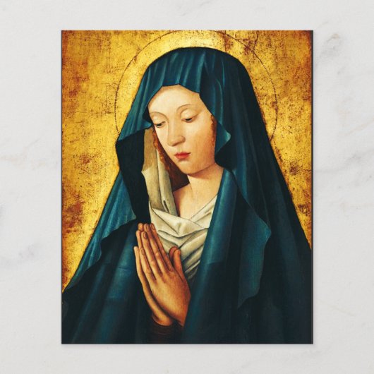 Papier Vierge dans la prière de Riga (Devant)