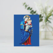 Papier Vierge Marie avec l'enfant Jésus (Debout devant)