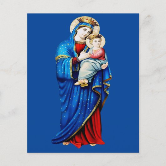 Papier Vierge Marie avec l'enfant Jésus (Devant)