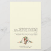 Papier Vierge Marie Jésus communion spirituelle Anniversa (Dos)