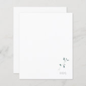 Papier vierge monogramme sur mesure (Devant / Derrière)