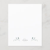 Papier vierge monogramme sur mesure (Dos)