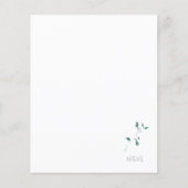 Papier vierge monogramme sur mesure (Devant)