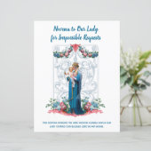 Papier Vierge religieuse Marie Jésus-Anges Prière catholi (Debout devant)