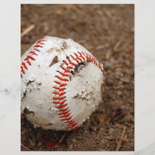 Papier vieux baseball (Devant)