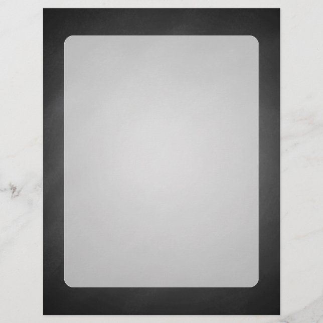 Papier Vignette Chalkboard tendance (Devant)