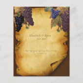Papier Vignoble Vignoble Mariage Vignoble (Dos)
