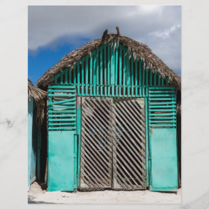 Papier Village de Mano Juan à Saona en République Dominic