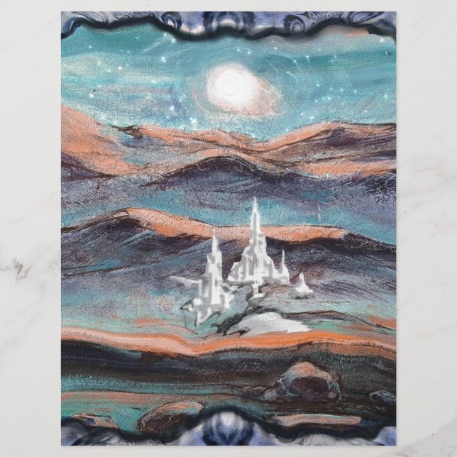 Papier Ville lumière future (Devant)