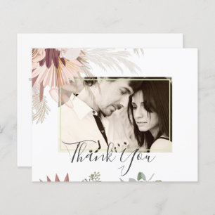 Papier Vin de Bourgogne Pampas Grass Mariage Tropical