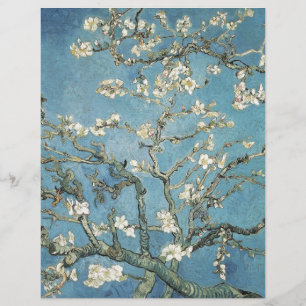 Papier Vincent van Gogh   Branches d'amandier en fleurs, 
