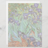 Papier Vincent van Gogh - Irises (Devant / Derrière)