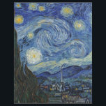 Papier Vincent van Gogh | La Nuit étoilée, juin 1889<br><div class="desc">VAN GOGH->Post-impressionniste, étoiles, étoile, nocturne, paysage, cloche de l'église, lune, clair de lune, arbre, ciel, cosmique, St, Remy, Provence, Français, Saint-Remy, Post-impressionnisme, iconique\\La nuit étoilée, juin 1889 (huile sur toile), Gogh, Vincent van (188) 53-90) / Museum of Modern Art, New York, USA / The Bridgeman Art Library | Numéro de...</div>