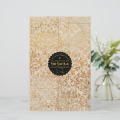 Papier Vintage à savon Gold Ephemera - Satin (Debout devant)