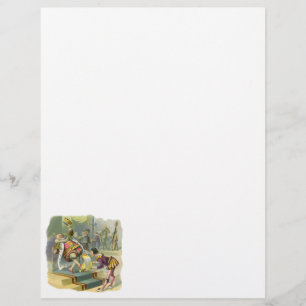 Papier Vintage Ancienne Comptine Poème Chanson Old King C