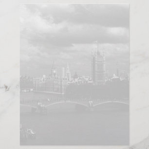 Papier Vintage Angleterre Londres La Tamise