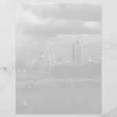 Papier Vintage Angleterre Londres La Tamise (Dos)