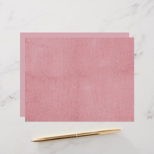 Papier Vintage Antique Texturé Blush Pink Pale Découpage (Devant/Arrière en situation)