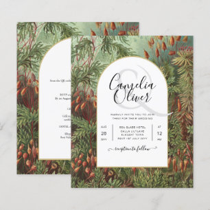 Papier Vintage Botanique Green Terracotta Mariage
