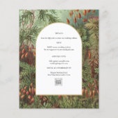 Papier Vintage Botanique Green Terracotta Mariage (Dos)