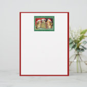 Papier Vintage Christmas Cats (Debout devant)