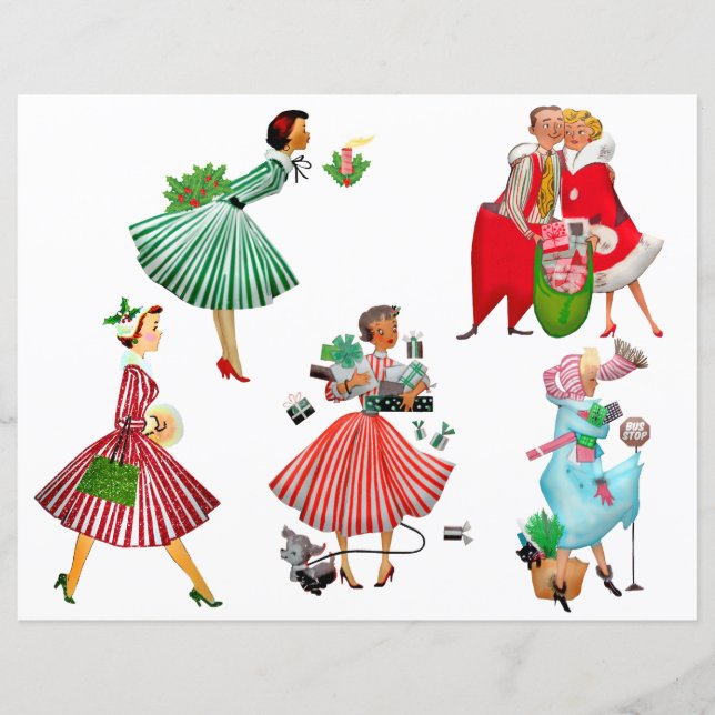 Papier vintage Dames 1950 (Devant)